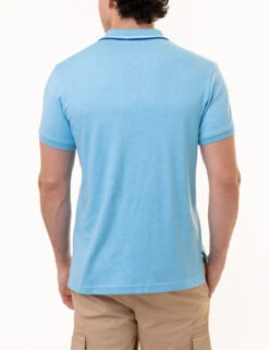 U.S. Polo Assn. SLIM FIT SOLID INTERLOCK POLO SHIRT -Modern Wear Shop 11C57898 HBHB 0804