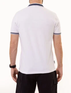 U.S. POLO ASSN. ZIPPER PLACKET PIECED POLO SHIRT 13 U.S. POLO ASSN. ZIPPER PLACKET PIECED POLO SHIRT -Modern Wear Shop 11C5793O WHIT 1434