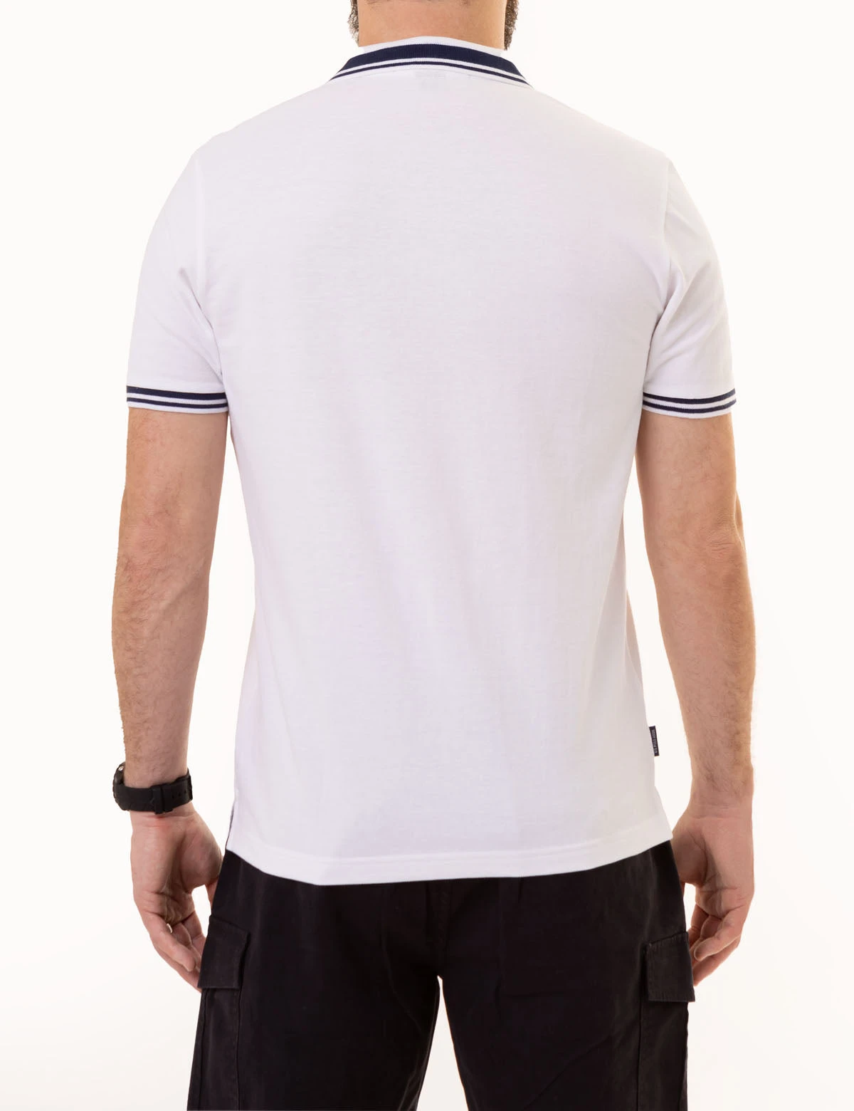 U.S. POLO ASSN. ZIPPER PLACKET PIECED POLO SHIRT 6 U.S. POLO ASSN. ZIPPER PLACKET PIECED POLO SHIRT - Image 4