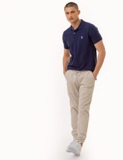 U.S. Polo Assn. SLIM FIT SOLID PIQUE POLO SHIRT -Modern Wear Shop 11C5813O CNWH 2954