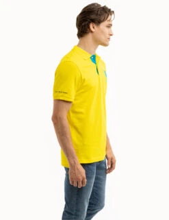 U.S. Polo Assn. SOLID PIQUE DOUBLE LOGO POLO SHIRT -Modern Wear Shop 11C6063O BZYW 7904