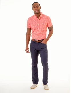 U.S. Polo Assn. SLIM STRAIGHT 5 POCKET STRETCH PANTS -Modern Wear Shop 11C615NA CUNV 86368