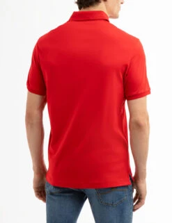 U.S. Polo Assn. SOLID INTERLOCK GINGHAM TRIM POLO SHIRT -Modern Wear Shop 11C87998 ERED 7927