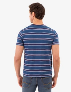 U.S. Polo Assn. BIRDSEYE STRIPE JERSEY T-SHIRT -Modern Wear Shop 11c19619 blsa 82163