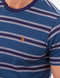 U.S. Polo Assn. BIRDSEYE STRIPE JERSEY T-SHIRT -Modern Wear Shop 11c19619 blsa 82165