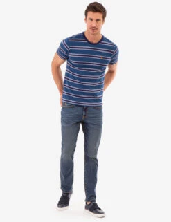 U.S. Polo Assn. BIRDSEYE STRIPE JERSEY T-SHIRT -Modern Wear Shop 11c19619 blsa 82168