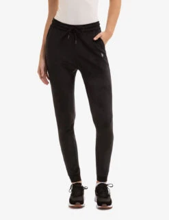 U.S. Polo Assn. VELOUR JOGGER -Modern Wear Shop 21 54799V BLCK 3651