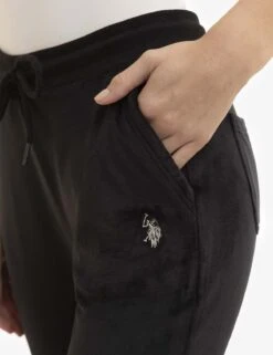 U.S. Polo Assn. VELOUR JOGGER -Modern Wear Shop 21 54799V BLCK 3658