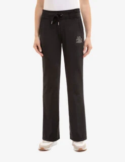 U.S. Polo Assn. VELOUR EMBELLISHED JOGGER -Modern Wear Shop 21 62769V BLCK BOTTOM 3906