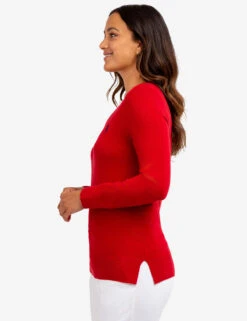 U.S. Polo Assn. SOFT TOUCH V-NECK SWEATER -Modern Wear Shop 21025C1D ERED 63978