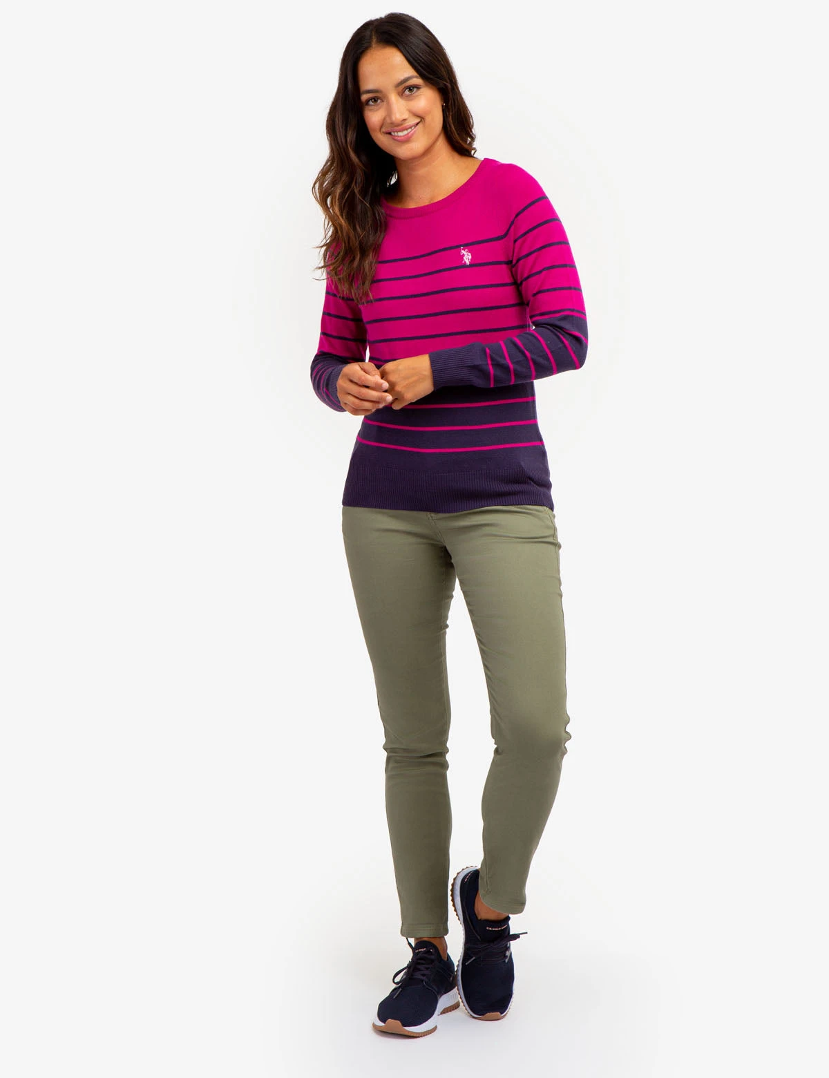 U.S. Polo Assn. STRIPED BOAT NECK SWEATER 8 U.S. Polo Assn. STRIPED BOAT NECK SWEATER - Image 6