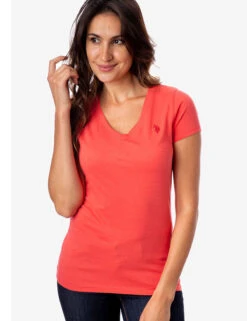 U.S. Polo Assn. V-NECK T-SHIRT 33 U.S. Polo Assn. V-NECK T-SHIRT -Modern Wear Shop 2121200H CYNE 5755