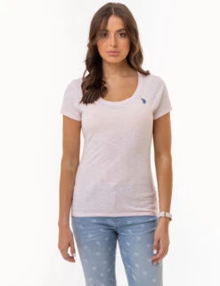 U.S. Polo Assn. SCOOP NECK T-SHIRT -Modern Wear Shop 212201PO CCPK 1057