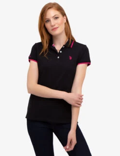 U.S. Polo Assn. TIPPED SOLID POLO SHIRT -Modern Wear Shop 213160ZH BKCR 1 bff574fe 0be1 4613 96ed a248767bb4b8