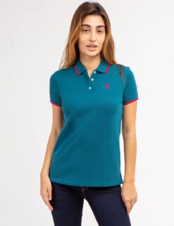 U.S. Polo Assn. TIPPED SOLID POLO SHIRT -Modern Wear Shop 213160ZH HDTL 69111