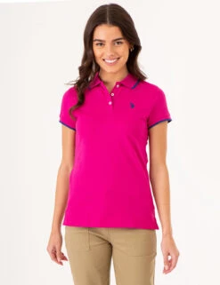 U.S. Polo Assn. TIPPED SOLID POLO SHIRT -Modern Wear Shop 213160ZH HSDF 75641