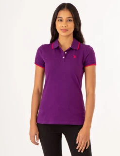 U.S. Polo Assn. TIPPED SOLID POLO SHIRT -Modern Wear Shop 213160ZH KNGP 75668