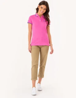 U.S. Polo Assn. TIPPED SOLID POLO SHIRT -Modern Wear Shop 213160ZH PKPZ 75738