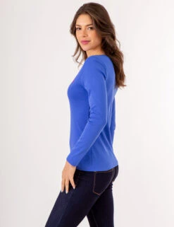 U.S. Polo Assn. LONG SLEEVE V-NECK T-SHIRT -Modern Wear Shop 213285RB DZBL 79970