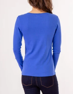 U.S. Polo Assn. LONG SLEEVE V-NECK T-SHIRT -Modern Wear Shop 213285RB DZBL 79971