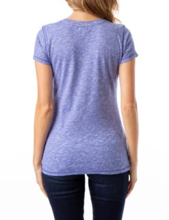 U.S. Polo Assn. SPACE DYE V-NECK T-SHIRT -Modern Wear Shop 214239PO DKLP 5434