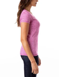 U.S. Polo Assn. SPACE DYE V-NECK T-SHIRT -Modern Wear Shop 214239PO HLBR 5439