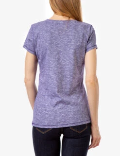 U.S. Polo Assn. SPACE DYE V-NECK T-SHIRT -Modern Wear Shop 214239PO PLAU 10820