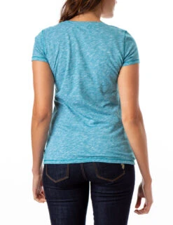 U.S. Polo Assn. SPACE DYE V-NECK T-SHIRT -Modern Wear Shop 214239PO YNTQ 5430