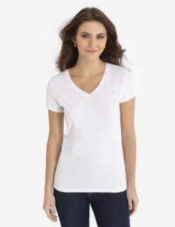 U.S. Polo Assn. V-NECK T-SHIRT -Modern Wear Shop 21492006 OPWH 5838