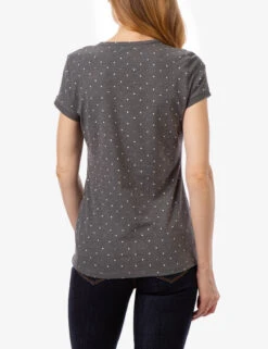 U.S. Polo Assn. DOT V-NECK T-SHIRT -Modern Wear Shop 21497006 DRGY 10733