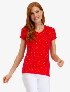 U.S. Polo Assn. DOT V-NECK T-SHIRT -Modern Wear Shop 21497006 RCRD 1 283cbb44 3c49 4e5e 8628 675200c26c7c