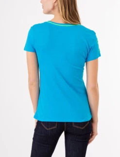 U.S. Polo Assn. NEON V-NECK T-SHIRT -Modern Wear Shop 2149720H DTWB 77263