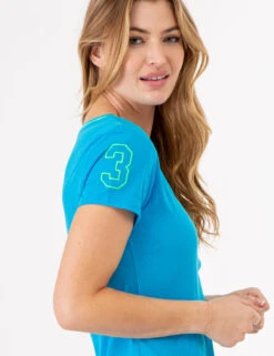 U.S. Polo Assn. NEON V-NECK T-SHIRT -Modern Wear Shop 2149720H DTWB 77265