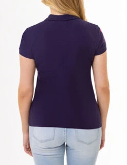 U.S. Polo Assn. STRIPE ZIP UP POLO SHIRT -Modern Wear Shop 215174ZH EVBL 3392