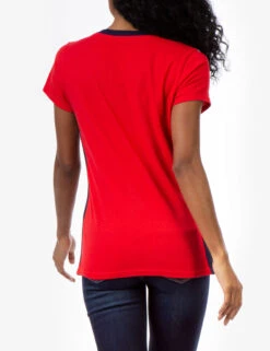 U.S. Polo Assn. COLORBLOCK V-NECK T-SHIRT -Modern Wear Shop 2152130H RCRD 9347