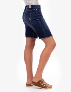 U.S. Polo Assn. DENIM BERMUDA SHORTS -Modern Wear Shop 215351DQ BLUE bot 13802