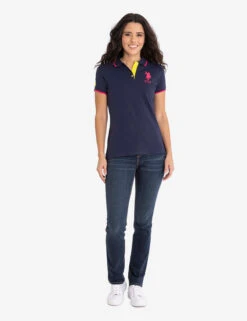 U.S. Polo Assn. SOLID TRIPLE CROWN POLO SHIRT -Modern Wear Shop 215399ZH CLNV 6468