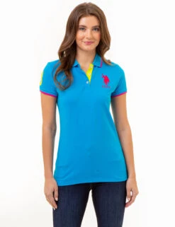 U.S. Polo Assn. TRIPLE CROWN SOLID POLO SHIRT -Modern Wear Shop 215399ZH DTWB 86166