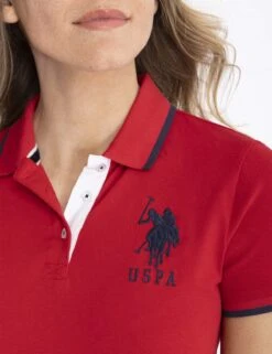 U.S. Polo Assn. SOLID TRIPLE CROWN POLO SHIRT -Modern Wear Shop 215399ZH ERED 6500