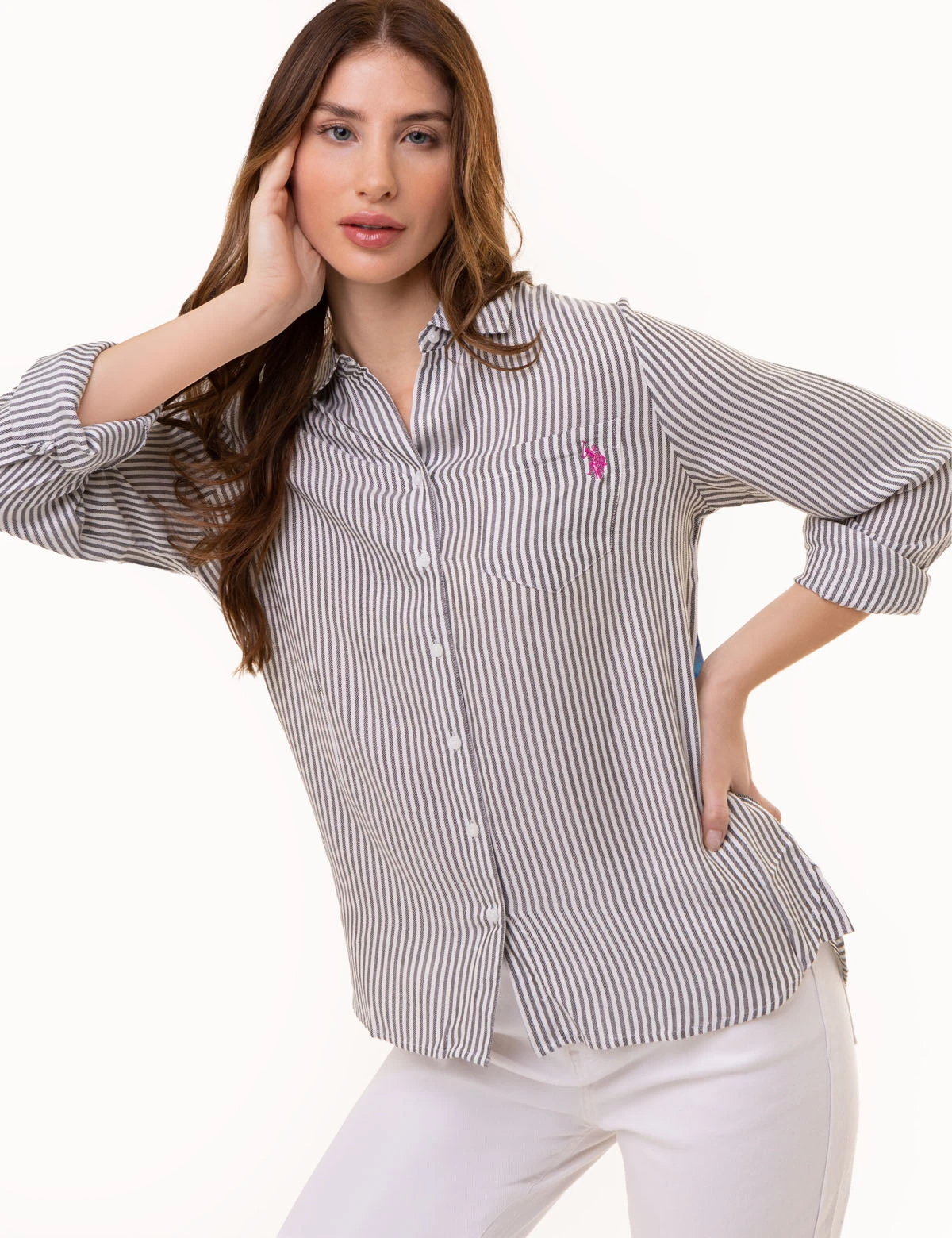 U.S. Polo Assn. LONG SLEEVE PRINTED WOVEN SHIRT 11 U.S. Polo Assn. LONG SLEEVE PRINTED WOVEN SHIRT - Image 9