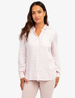 U.S. Polo Assn. LONG SLEEVE PRINTED WOVEN SHIRT 36 U.S. Polo Assn. LONG SLEEVE PRINTED WOVEN SHIRT -Modern Wear Shop 215406EA CCPK 65210