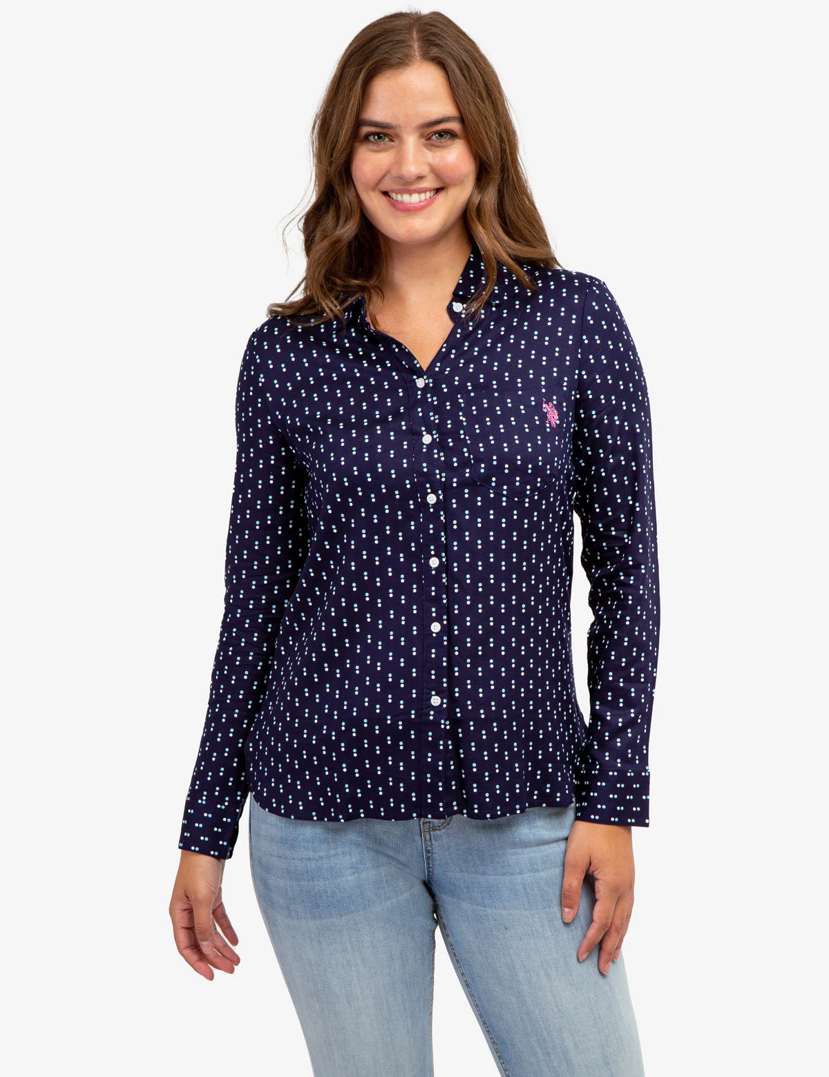 U.S. Polo Assn. LONG SLEEVE PRINTED WOVEN SHIRT 21 U.S. Polo Assn. LONG SLEEVE PRINTED WOVEN SHIRT - Image 19