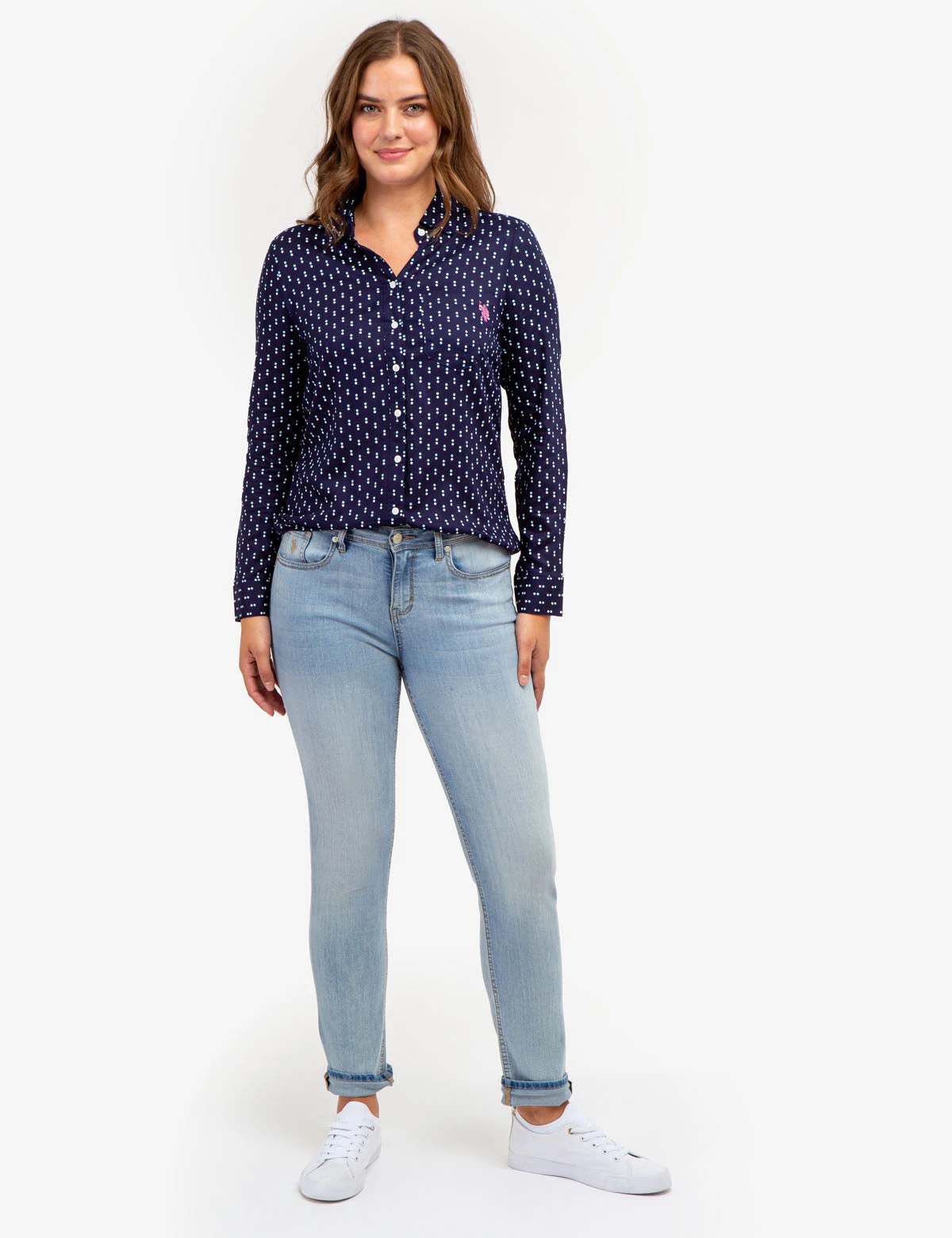 U.S. Polo Assn. LONG SLEEVE PRINTED WOVEN SHIRT 22 U.S. Polo Assn. LONG SLEEVE PRINTED WOVEN SHIRT - Image 20