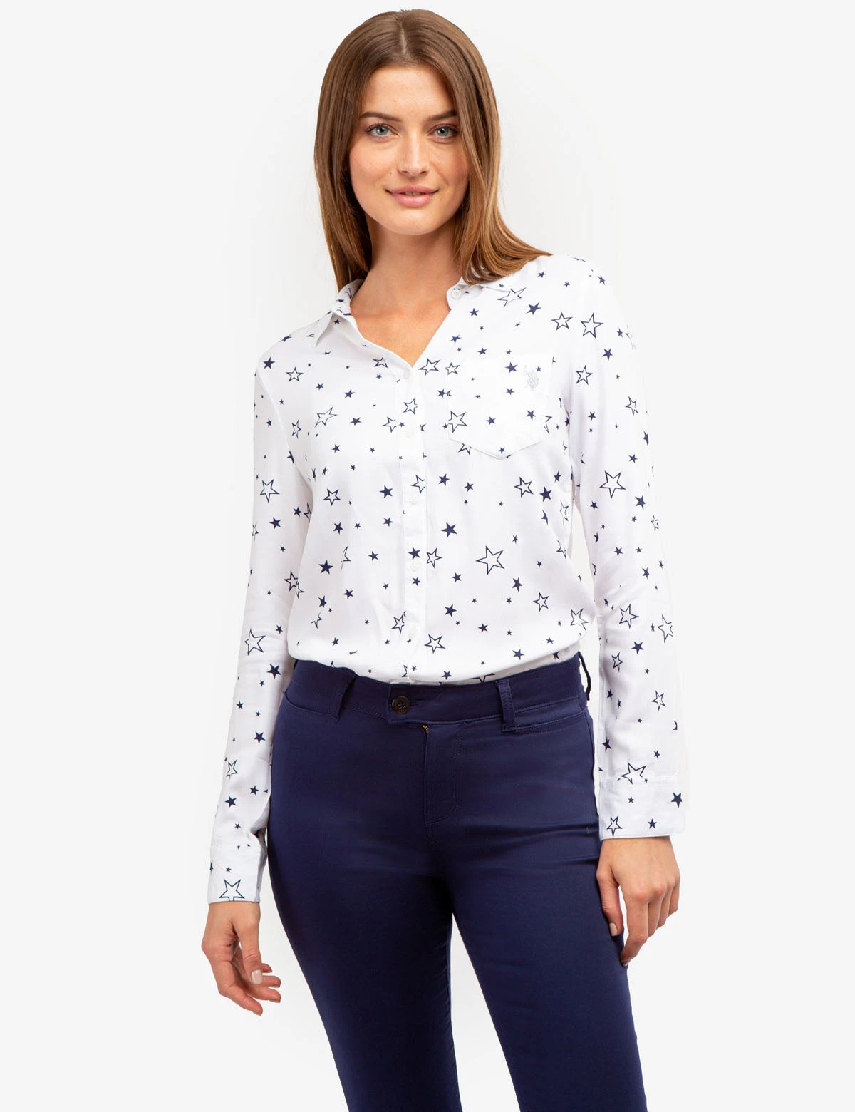 U.S. Polo Assn. LONG SLEEVE PRINTED WOVEN SHIRT 15 U.S. Polo Assn. LONG SLEEVE PRINTED WOVEN SHIRT - Image 13