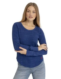 U.S. Polo Assn. LONG SLEEVE SPACE DYE THERMAL