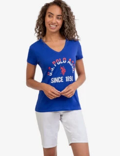 U.S. Polo Assn. ARCHED LOGO GRAPHIC T-SHIRT -Modern Wear Shop 2155461D BLRF 48642