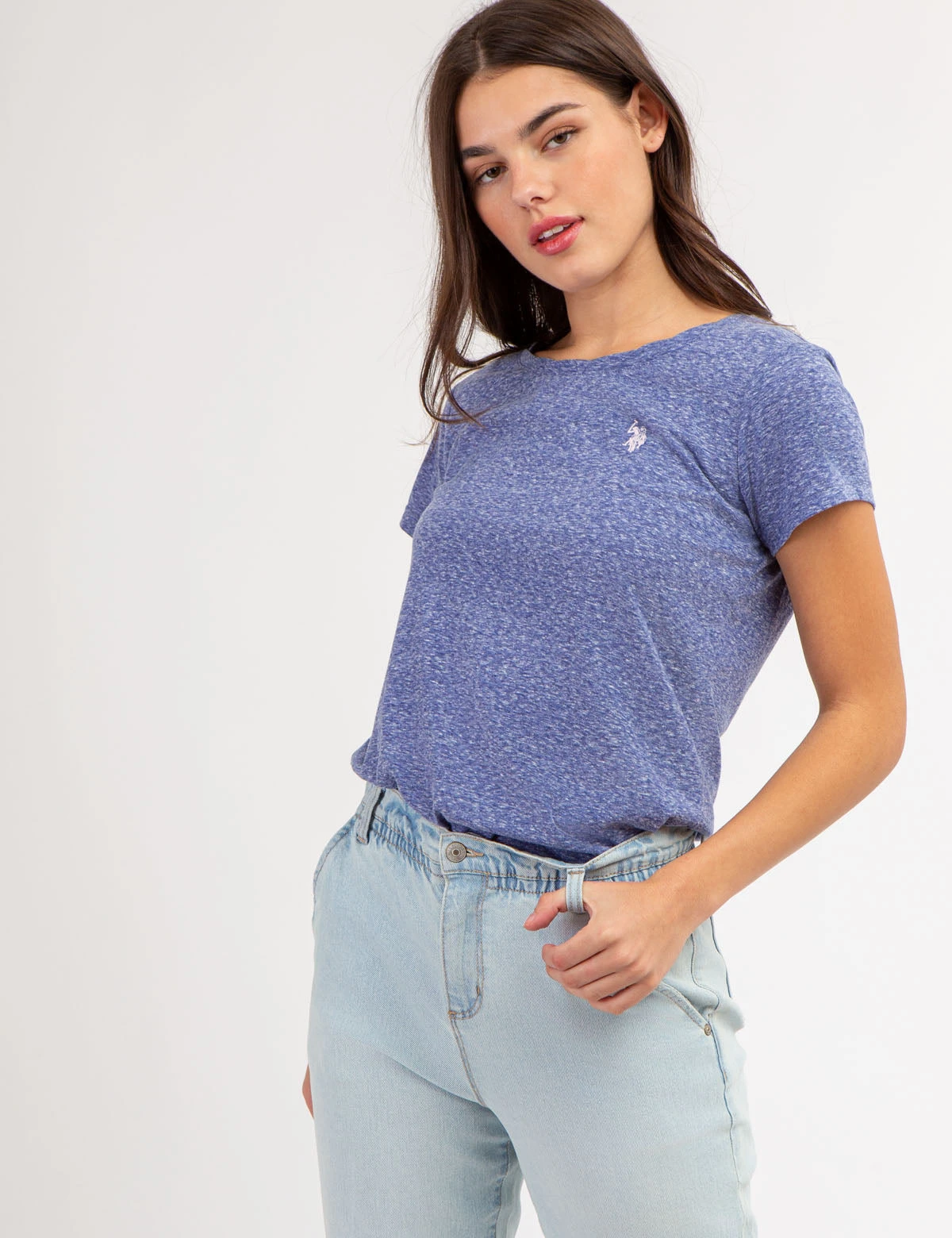 U.S. Polo Assn. TWIST NECK SNOW YARN T-SHIRT 11 U.S. Polo Assn. TWIST NECK SNOW YARN T-SHIRT - Image 9