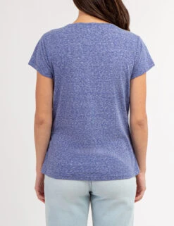 U.S. Polo Assn. TWIST NECK SNOW YARN T-SHIRT 23 U.S. Polo Assn. TWIST NECK SNOW YARN T-SHIRT -Modern Wear Shop 2155692F SLBU 67919