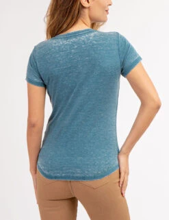 U.S. POLO ASSN. BURNOUT T-SHIRT -Modern Wear Shop 2155702T HDTL 69393