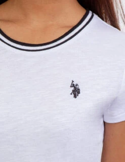 U.S. Polo Assn. RINGER NECK TRIM T-SHIRT -Modern Wear Shop 2155711H OPWH 48819
